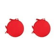 thumbnail image 2 of Injueey Cojines Extra Gruesos Para Sillas De Patio - Parte Inferior Antideslizante Para Estabilidad Sin Daño A Las Sillas Colorido Rojo 30cm Rojo 30 centimetros 2Conjunto, 2 of 6