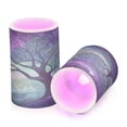 thumbnail image 7 of Yayeee Flameless Candles with Remote Flickering Battery Operated Multi Color Changing, Moonlight Forest, 7 of 7