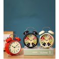 thumbnail image 2 of Saytay Reloj despertador de dormitorio de 4 pulgadas, reloj despertador de metal, reloj de escritorio para decoración del hogar de estudiantes (hy), 2 of 4