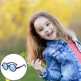 thumbnail image 1 of Gafas de sol perfke Redondas para niños Protección Azul, 1 of 5