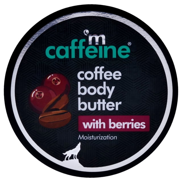 Crema hidratante corporal con cafeína, café y bayas, 100 ml