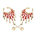 thumbnail image 1 of Conjunto de joyería de danza del vientre, colr, accesorio de disfraz de gitano adulto Macarena Joyas gitanas de danza del vientre, 1 of 8