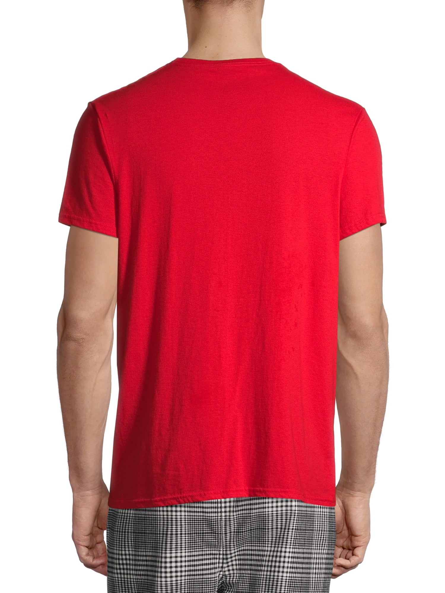 Coca Cola Santa Christmas Holiday Men's and Big Men's Graphic T-shirt