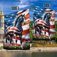 thumbnail image 2 of American Flag-Horse Patriotic American Flag . Flag-USA Flags Premium Polyester-Decorative Indoor Outdoor Flag, 2 of 9