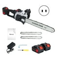 thumbnail image 2 of Lorelo 16 Inch Cordless Chainsaw, Brushless Motor Electric Chainsaw, Battery Powered Chainsaw with 2 Batteries and Dual Port Rapid Charger Included, for Tree Felling, Pruning, Logging and Firewood, 2 of 7