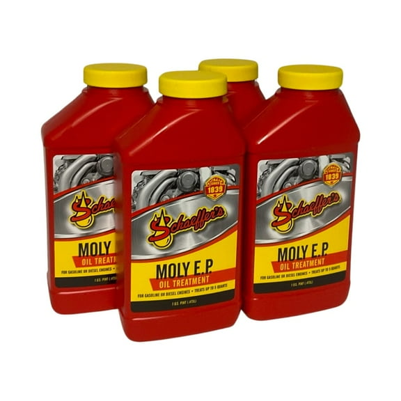 Schaeffer's 0132 - 4 Pack Moly E.P (Extreme Pressure) Oil Treatment for Diesel & Gasoline Engines - 1 pt. ea.