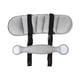 thumbnail image 5 of pieza de asiento de seguridad para bebé, soporte para la cabeza para dormir, almohadas para dormir, cuello para niños, cochecito de viaje, almohada suave gris, 5 of 5