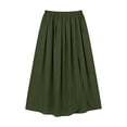 thumbnail image 5 of GUACER High Waisted Maxi Skirt for Women Side Slit Boho Flowy Long Skirt Casual Summer Beach Skirts, 5 of 6