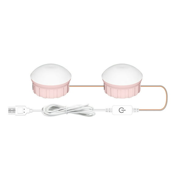 LED Makeup Lights Set USB Dimmable Mirror Bulbs Mirror LED Light Plastic Texture Perfect for Dressing Table and Bathroom