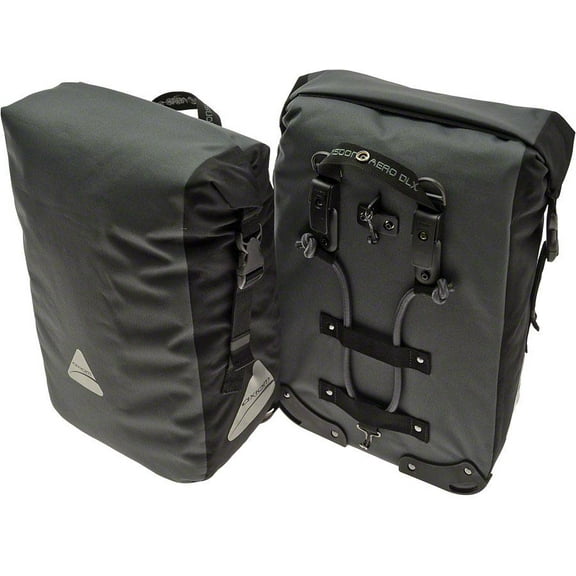Axiom Gear Monsoon Aero Dlx 35 H2O-Proof Panniers Grey/Black