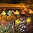thumbnail image 3 of Lantern String Lights - Multicolor Decorative String Lights Plug in with 10 Diamond Shaped Bulbs, Indoor String Light for Xmas Party Wedding Bedroom Patio Decor, 3 of 15