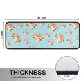 thumbnail image 5 of Kitchen Rugs Sets Of 2,Pioneer Flower Floral Print Pattern Anti Fatigue Kitchen Mat Rugs Non Slip Washable,Decorative Kitchen Floor Mats for Kitchen,Sink,Laundry,17"x47"+17"x47", 5 of 5
