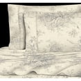 thumbnail image 2 of Melange Home Toile 400 Thread Count 100pct Cotton Sheet Set, 2 of 3