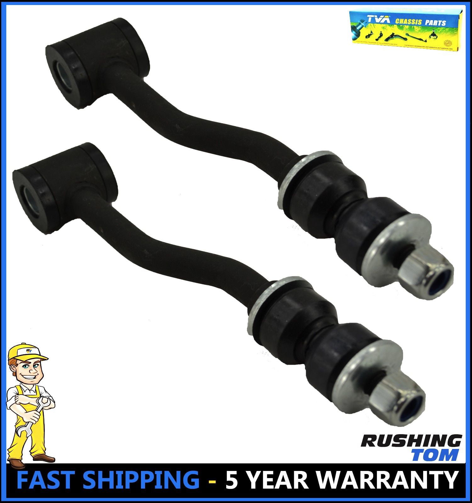 Front Sway Stabilizer Bar End Link Pair 2 for Jeep Grand Cherokee 1992 Comanche