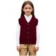 thumbnail image 3 of Odeerbi Niños Punto Suéter V Cuello Chaleco Botón Delantero Sin Mangas Cardigan Chaleco Uniforme de La Escuela, 3 of 7