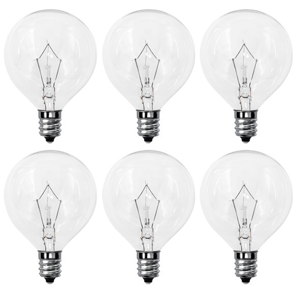 Bombilla Calentadora de Velas PaeorRorL 25W E12 120V Blanco Cálido