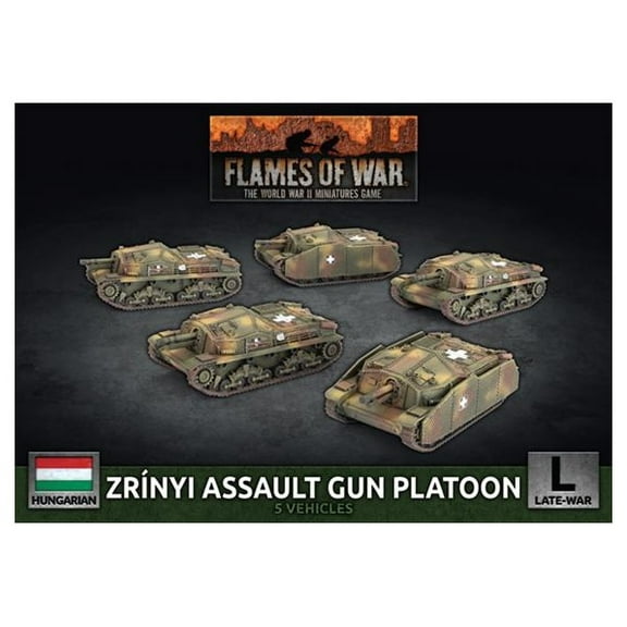 Flames of War: Hungarian Zrínyi Assault Gun Platoon (Late-War)