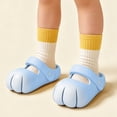 thumbnail image 2 of Kids Sandals Girls Cute Cat Paw Breathable Summer Clog Sandals Lightweight Outdoor Toddler Slippers Blue 5.5-6 Years, 2 of 8