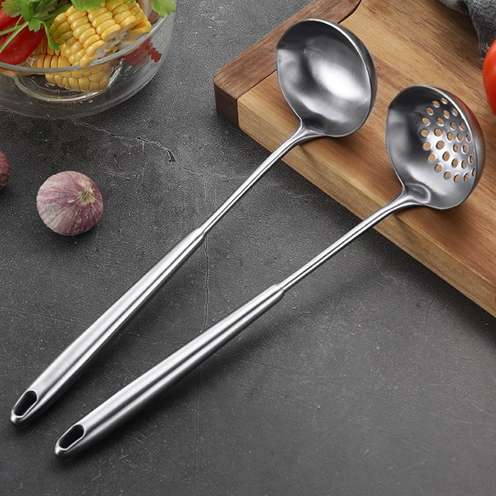 Cheers US Soup Ladle Antiscald Handle HeatResistant 304 Stainless