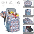 thumbnail image 5 of Travel Cooler Bag - Pioneer Flower Floral Print Pattern Camping Beer Cooler Backpack with Bottle Opener- Waterproof Insulated Picnic Backpacks - Cooler Bag for Beach, 5 of 6