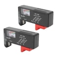 thumbnail image 3 of Comprobador De Nivel De Pila De Botón Portátil, Tipo Puntero, 2 Uds., Para AA AAA 1,5 V 9V (como Se Muestra), 3 of 14