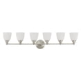 thumbnail image 4 of Livex Lighting Somerville Bath Light in Brushed Nickel, 4 of 13