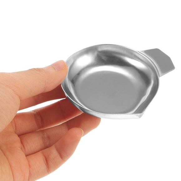 SHOWERORO 3pcs Weighing Scale For Powder Stainless Steel Pan For Jewelry And Nail Artists