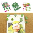 thumbnail image 4 of Goriertaly 30pcs Durable Thumbtacks With Vibrant Leaf And Cactus Designs - Easy To Four  types Mixed, 4 of 6