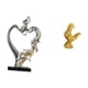 thumbnail image 5 of Estatua de pareja besándose, figura de pollo, escultura de resina, realista, adecuada para regalar, decoración del hogar, oficina, estanterías., 5 of 8