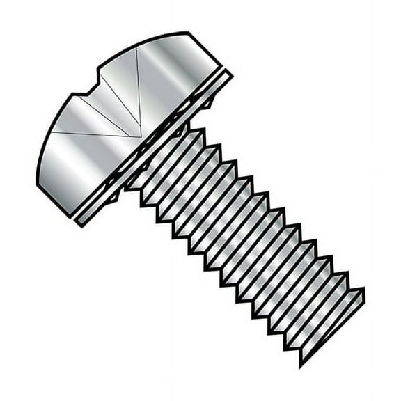 #2-56 x 1/4 in Phillips Pan Machine Screw, Plain Steel, 5000 PK