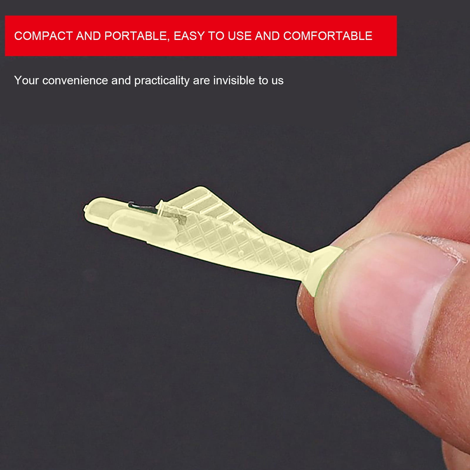 Enfile-aiguille Automatique Pour Machine à Coudre - Outil En Plastique Et Métal, Type Poisson - Pour Petits Chas - 11