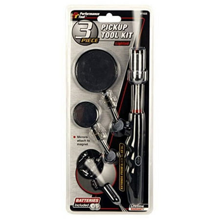 Performance Tool W1935 3pc Lighted Pickup Tool Kit