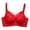 Red, variant on Womens Lace Push Up Bra Without Underwire for Comfort and Enhanced Shape