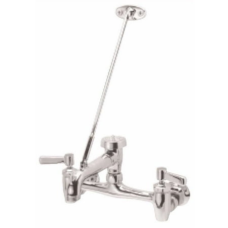Atmospheric Vacuum Breaker Spout Zurn Z843M1-RC Chrome-Plated Cast Brass Sink Faucet with 6