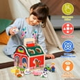 thumbnail image 4 of Wooden Montessori Farm Animals Toys for 3 Year Old, Take-Along Barn Toy for Toddlers 3, Learning Educational Toys for 3 Year Old Boys Girls, 4 of 7