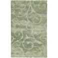 thumbnail image 1 of Unique Loom Floral Shag Floral Vine Design Rug 5' x 8' Rectangle in Green, 1 of 10