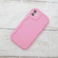 thumbnail image 2 of Compatible with iPhone 11 6.1 inch Cute Kawaii Curly Cream Frame Shape Soft Silicone Shockproof Protective Case Phone Cover for Women Girls Hot Pink, 2 of 16