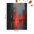 thumbnail image 3 of Abstract Cityscape Canvas Wall Art，Modern Home Decor for Living Room Bedroom Office Hallway, 3 of 8
