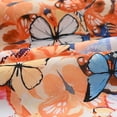 thumbnail image 4 of Vestido de verano Honeeladyy para bebé niña, sin mangas, con cuello halter y flores, con sombrero para la escuela (naranja, 4-5 años), 4 of 5