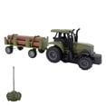 thumbnail image 1 of Carro Tractor a Control Remoto De Granja Remolque c/Animales cafe, 1 of 7