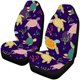 thumbnail image 1 of Juego de 2 fundas de asiento de coche ABPHQTO Tortugas Marinas Algas Universal, 1 of 3
