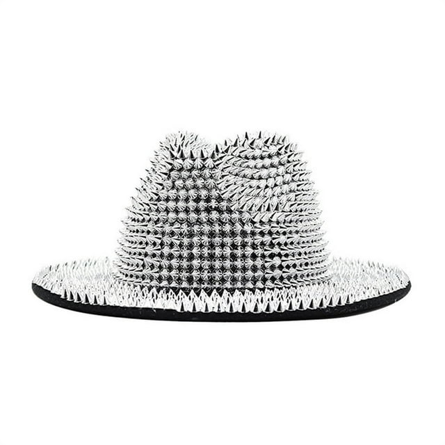 Chapeaux de Cowboy pour Femmes avec Strass et Grands Rebords