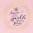 thumbnail image 3 of CafePress - She Leaves A Little Sparkle Faux Gold T Shirt - Infant T-Shirt, 3 of 4