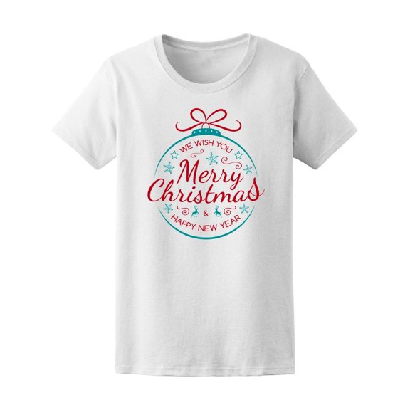 Christmas Ornament Wishes Tee Women's -Image by Shutterstock