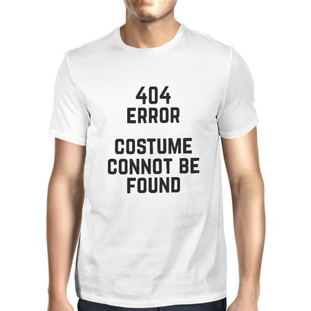 404 Error Custom Not Found T-shirt Halloween Tee Mens Cute Shirt