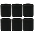 thumbnail image 4 of OUNONA 6-Pack Sports Wrist Sweatbands for Football Basketball Running - Comfortable, Wristbands for Active Sports Use, 4 of 7
