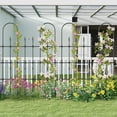 thumbnail image 4 of Gymax 58'' x 73'' Garden Trellis for Climbing Plants Rustproof Metal Plant Support Frame, 4 of 10