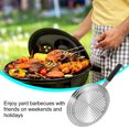 thumbnail image 3 of Topper duradero de la parrilla de la parrilla del acero inoxidable de la placa de la barbacoa para el hogar, 3 of 5