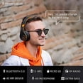 thumbnail image 4 of PowerLocus Auriculares Bluetooth Over-Ear, Auriculares Inalámbricos Estéreo Plegables Auriculares Inalámbricos y con Cable con Micrófono Incorporado, Micro SD/TF, FM para iPhone/Samsung/iPad/PC (Negro, 4 of 5