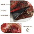 thumbnail image 2 of Red Marble Area Rug 4x6 Washable Rug Non Slip Modern Abstract Ombre Fluid Aesthetic Large Area Rug Indoor Floor Carpet for Entryway Bedroom Kitchen Living Room Home Office Dining Room Nursery, 2 of 8